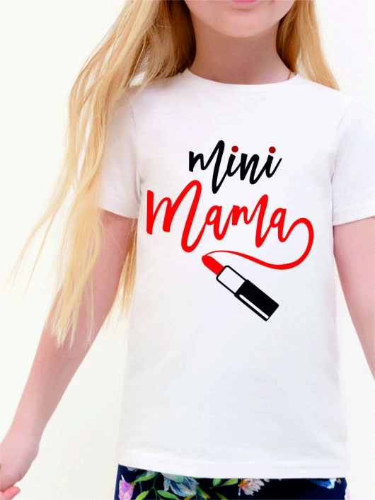 Футболка детская "Мини мама"